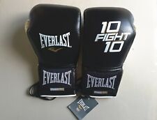 BOXING GLOVES LACED POWERLOCK EVERLAST 10FIGHT10 BLACK 14OZ for sale  Shipping to South Africa