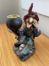 Figurine sorcière bougeoir d'occasion  Rieux-Minervois