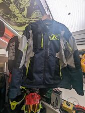 Used klim Dakar Jacket Motorcycle Motorbike Adventure Rally Vivid Blue Large for sale  Shipping to South Africa