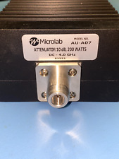 Atenuador Microlab AU-A07 10 DB, 200 vatios, CC- 4,0 GHz segunda mano  Embacar hacia Argentina