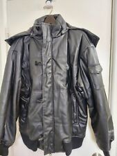 Used, US Polo Assn Men's Size XL Black Soft Leather Jacket - Winter Coat Fall Coat for sale  Shipping to South Africa