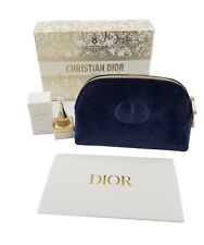 Dior J'Adore 5 ml Perfume con Bolsa de Cosméticos Bolsa de Maquillaje Estuche Terciopelo Azul Nuevo segunda mano  Embacar hacia Argentina