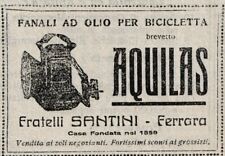 Pubbl.1919 fanali olio usato  Biella