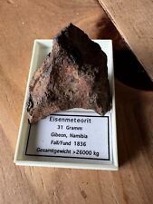 Eisenmeteorit 31gramm gibeon gebraucht kaufen  Dreieich