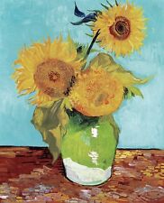 vase print sunflowers for sale  Danville