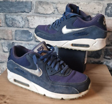 NIKE Air Max 90 Essential  Midnight Navy Trainers Size UK 6 walking casual for sale  Shipping to South Africa