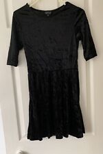 Topshop black velvet for sale  LONDON