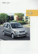 Opel agila brochure d'occasion  Expédié en Belgium