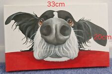 Border collie canvas for sale  WINCHESTER
