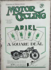 Motor cycling 1931 for sale  SOUTH SHIELDS