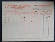 Cambrian railways railway for sale  PRESTON