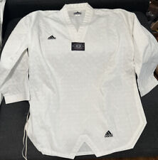 Uniforme Adidas Taekwondo Corea para Hombre Talla 5 (190 cm) Blanco W.T.F. Disfraz segunda mano  Embacar hacia Mexico