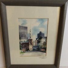 Watercolor prints boston for sale  Homeland