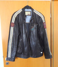 Milestone leather jacket men's size XXL, lamb nappa, black, aviator jacket for sale  Shipping to South Africa