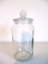 Vintage Ravenhead 9.5 Inch Glass Storage Sweet Jar Large With Ground Stopper for sale  Shipping to South Africa