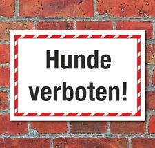 Schild hunde verboten gebraucht kaufen  Bad Driburg