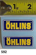 2! Ohlins Small sticker Vintage WORKS RM RN YZ OW 125 250 360 400 500 VMX AHRMA for sale  Shipping to South Africa