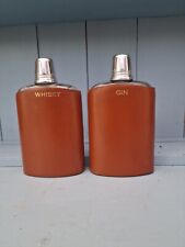 Leather bound glass for sale  TORPOINT