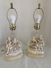 Pair capodimonte lamps for sale  Elizabethtown