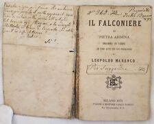 Libretto opera falconiere usato  Foligno