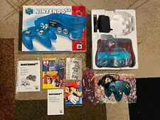 Ice Blue Nintendo 64 Console -Tight Stick- Complete Box CIB NUS-001 NTSC N64 for sale  Shipping to South Africa