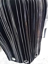 Curtains black silver for sale  BASINGSTOKE