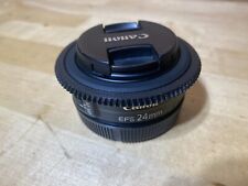 Lente Canon EF-S 24mm f/2.8 STM com anel de foco impresso em 3D para seguir o foco comprar usado  Enviando para Brazil
