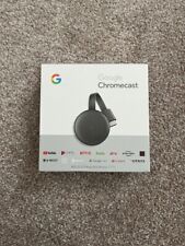 Google Chromecast 3rd Generation Digital Media Streaming Device Black GA00439-US, used for sale  Shipping to South Africa