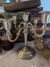 Vintage candelabra brass for sale  BURY