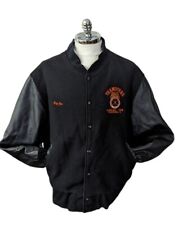 Jaqueta Varsity Vintage TEAMSTERS Lã Preta BORDADA CHICAGO 726 Tamanho 3XL EUA comprar usado  Enviando para Brazil