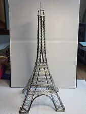 Estátua miniatura de metal Paris França lembrança Torre Eiffel cromada 14" comprar usado  Enviando para Brazil
