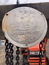 Yale chain hoist for sale  North Scituate