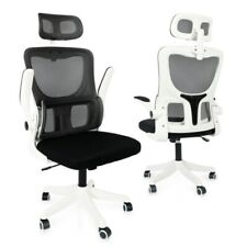 Usado, Cadeira de escritório cadeira de mesa para jogos malha ergonômica suporte lombar dinâmico branca comprar usado  Enviando para Brazil