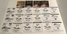 Fender & GHS Single Plain Steel Ball End Acoustic Electric Guitar String 18 Lot for sale  Shipping to South Africa