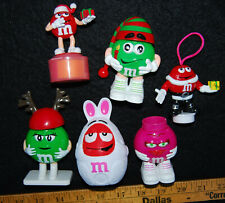 [ Lot of 6 M&Ms Characters Holiday CANDY Containers - Christmas / Easter ] for sale  Shipping to South Africa
