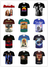 Usado, Camisetas femininas/masculinas Status Quo Rock moda casual estampa 3D comprar usado  Enviando para Brazil