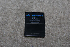 Official 8MB Memory Card (Sony PlayStation 2) PS2 'Black', used for sale  Shipping to South Africa