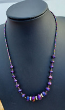 Statement necklace purple for sale  HIGHBRIDGE