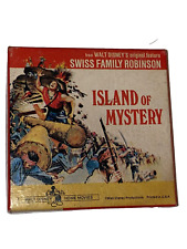 8MM Movie Island Of Mystery B &W Swiss Family Robinson 3" Reel Disney Super 8 VG for sale  Shipping to South Africa