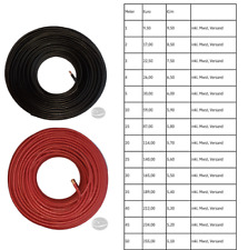 Batteriekabel h07v rot gebraucht kaufen  Muldestausee