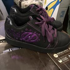 Heelys Women’s Sz 6 Black/ Purple for sale  Shipping to South Africa