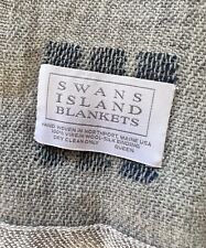 Usado, Manta de lana Swan Island Maine Heritage con bolso Queen aprox 90"" fina segunda mano  Embacar hacia Mexico
