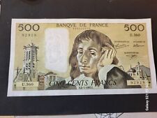 Billet 500 francs d'occasion  Berre-l'Étang
