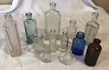 vintage glass bottles for sale  HALIFAX
