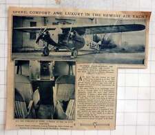 1927 private aeroplane for sale  BISHOP AUCKLAND