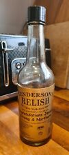 Hendersons relish bottle for sale  SHEFFIELD