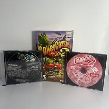 Roller Coaster Tycoon 1, 2 e Time Twister Expansão PC CD-ROM Bom Frete Grátis, usado comprar usado  Enviando para Brazil