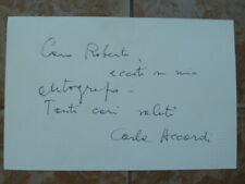 Carla accardi autografo usato  Genova