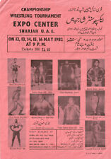Uae wrestling poster for sale  BIRMINGHAM