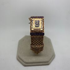 Reloj Vintage Damas Oro 14k Esmalte Diamante 68 gramos 7"x0.85" segunda mano  Embacar hacia Argentina